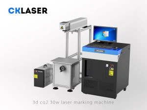 2D 30W Små CO2 Laser Markering & Gravering Machine
